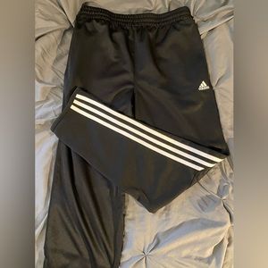 Black Youth Large Adidas Sweatpants